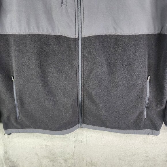 Men's Colosseum Athletics OSU Cowboys Fleece Jacket Gray & Black Full Zip XXL - Picture 3 of 9